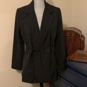 Athleta Primatwill Blazer, black, sz 10